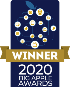 2020 Big Apple Awards winner badge